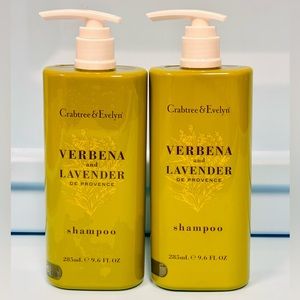 2 pack CRABTREE & EVELYN Verbena Lavender Shampoo | 285 ml / 9.6 oz | BRAND NEW